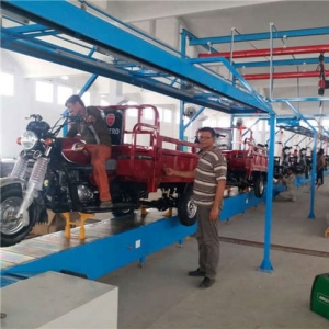 Tricycle assembly line project done in Pakistan