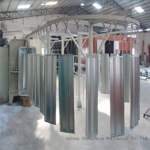 Powder coating line