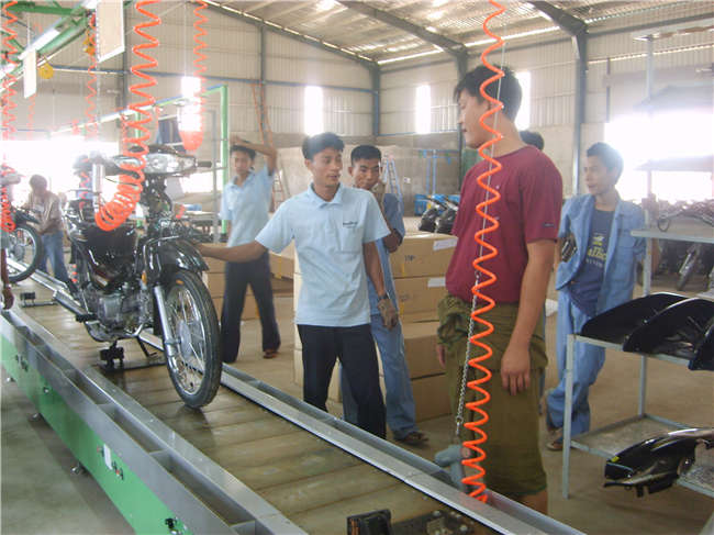 缅甸摩托车装配线厂家